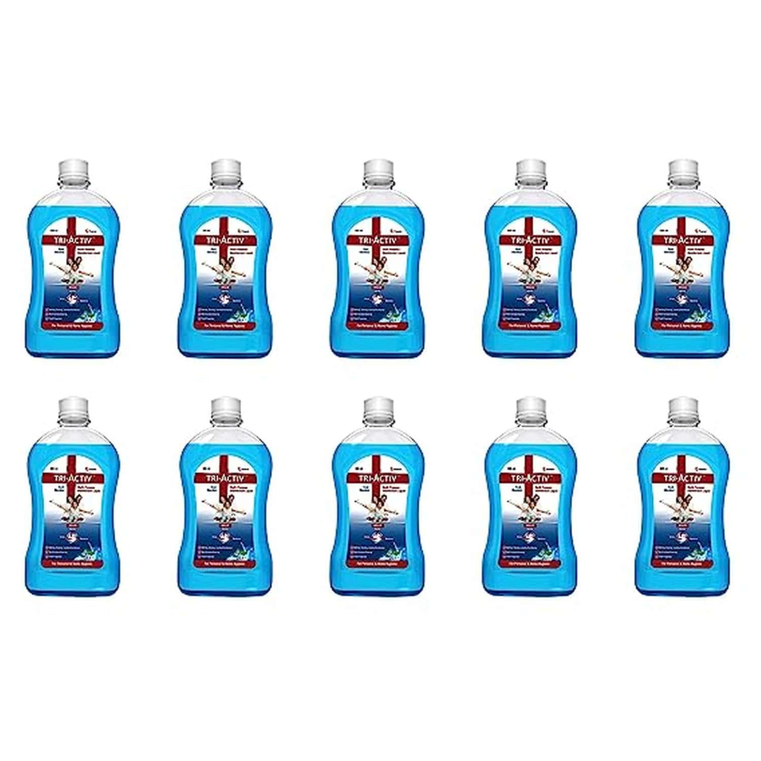 Tri-Activ Sanitizing Liquid Hand Rub | Who Formula | 500ml Pump - Pack Of 10
