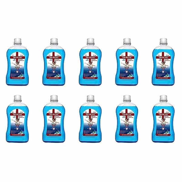 Tri-Activ Sanitizing Liquid Hand Rub | Who Formula | 500Ml Pump - Pack Of 10