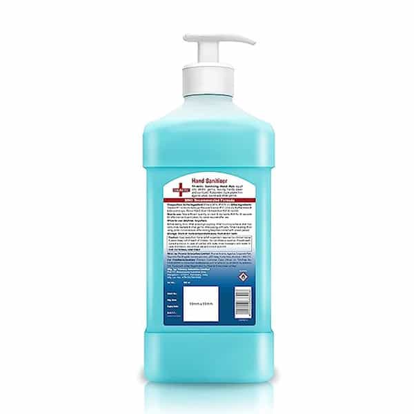 Tri-Activ Sanitizing Liquid Hand Rub | Who Formula | 500Ml Pump - Pack Of 10