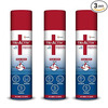Tri-Activ 70% Alcohol Based Disinfectant / Sanitizer Spray (230 Ml) - Pack Of 3