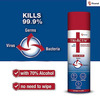 Tri-Activ 70% Alcohol Based Disinfectant / Sanitizer Spray (230 Ml) - Pack Of 3