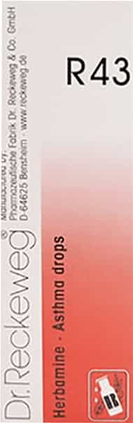 Dr. Reckeweg R 43 Asthma Drops 22 Ml