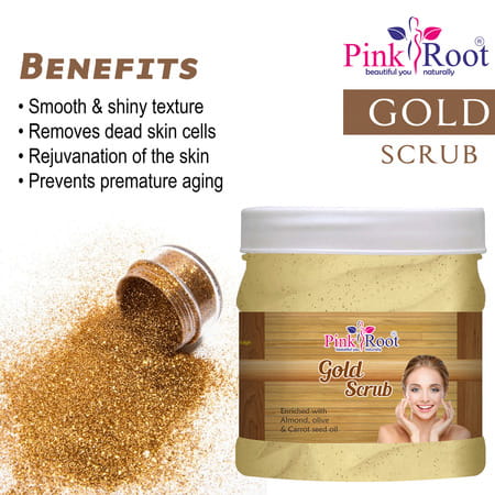 Pink Root Gold Scrub 500ml