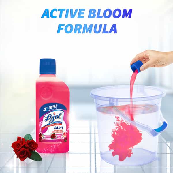 Lizol Floral Disinfectant Floor Cleaner Liquid Bottle Of 200 Ml