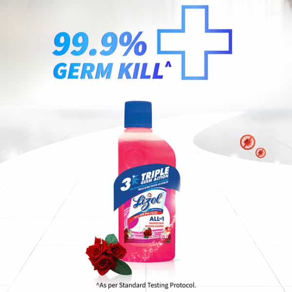 Lizol Floral Disinfectant Floor Cleaner Liquid Bottle Of 200 Ml