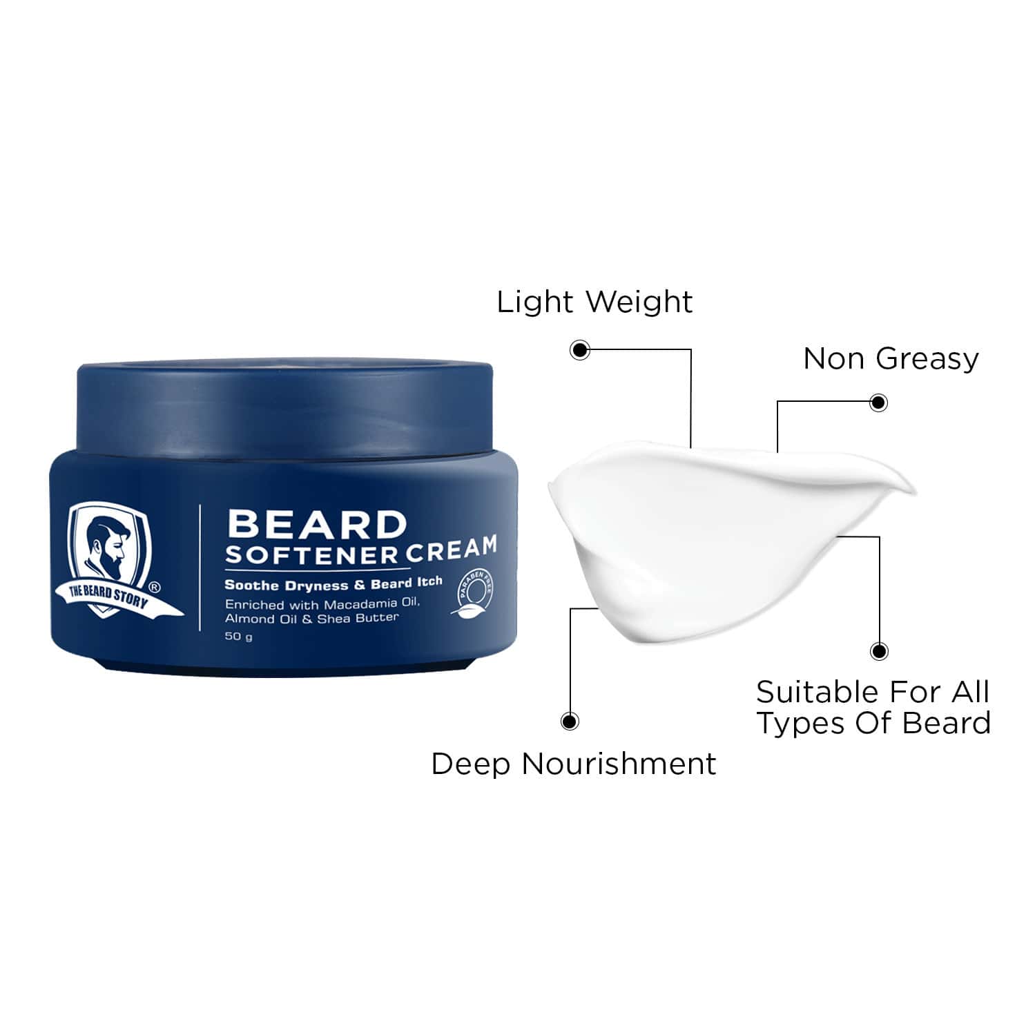 Buy THE BEARD STORY BEARD SOFTENER CREAM 50 G Online & Get Upto 60 OFF