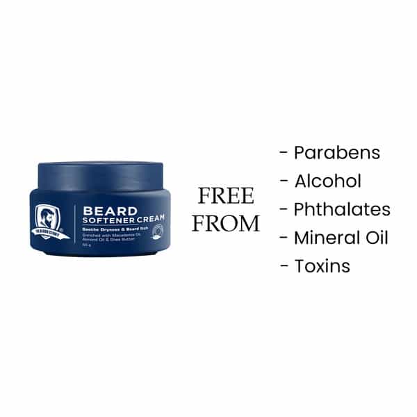 The Beard Story Beard Softener Cream With Shea Butter | Almond Oil For Dryness | Soothe Itch 50G