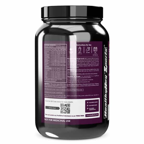 Healthyhey Sports Iso Whey Protein 90% - Chocolate Cookie Cream Flavour 1Kg