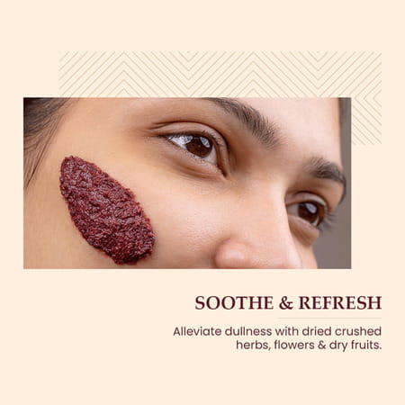 Mother Sparsh Rose & Beetroot Face Ubtan Powder For Natural Radiance And Even Skin Tone -75g