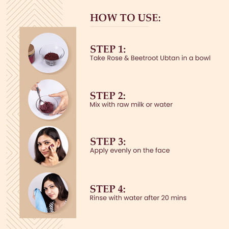 Mother Sparsh Rose & Beetroot Face Ubtan Powder For Natural Radiance And Even Skin Tone -75g