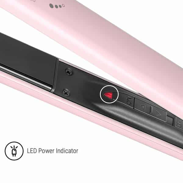 Syska Superglam Hs6820 Hair Straightener (Light Pink)