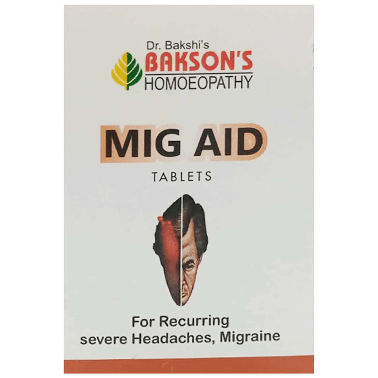 Dr Bakshi's Bakson Homoeopathy Mig Aid Tablet 75