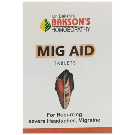 Dr Bakshi'S Bakson Homoeopathy Mig Aid Tablet 75