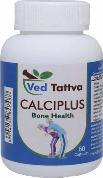 Ved Tattva Calci Plus 60 Capsules Natural Supplement For Bone Health