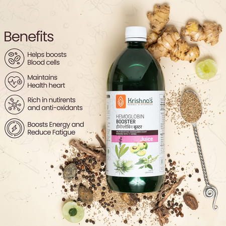 Krishna's Hemoglobin Booster Juice - 1 Litre