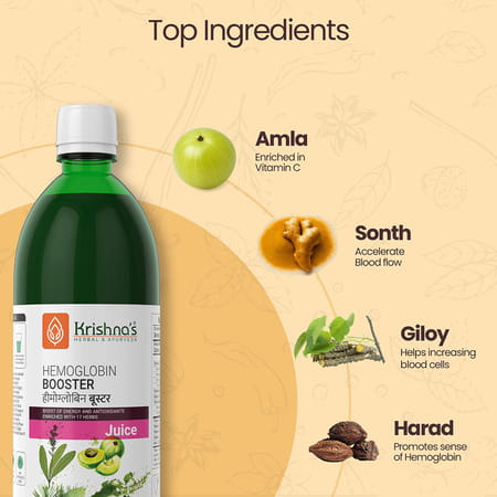 Krishna's Hemoglobin Booster Juice - 1 Litre