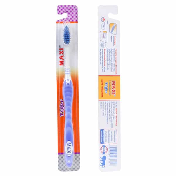 Maxi Tiger Soft Toothbrush (Pack Of 12)
