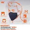 Wildcraft Supermask W95+ Reusable Outdoor Respirator Mask Anti-Bacterial Anti-Pollution M Blue
