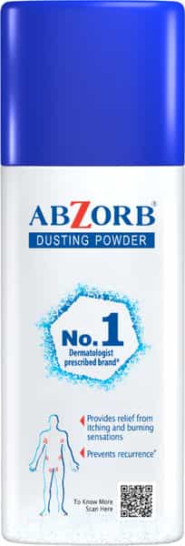 Abzorb | Total Skin Relief | Dusting Powder | 20% Extra | Bottle | 120 Gm