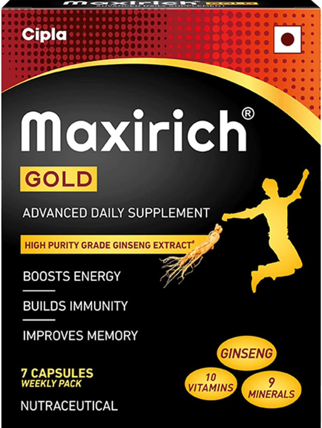 Maxirich Gold Advanced Daily Supplement (7 Capsules) (Pack Of 5)