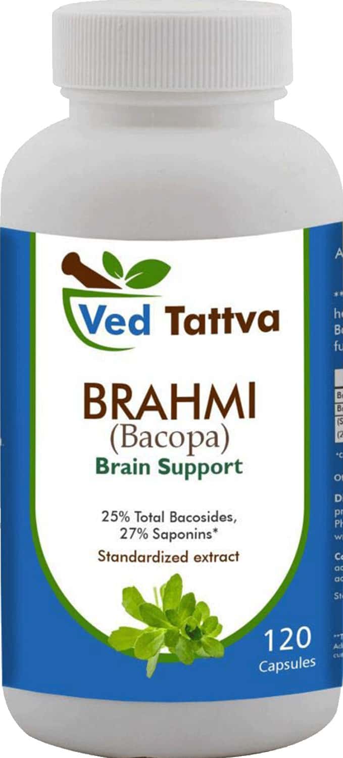 Ved Tattva Brahmi 120 Capsules (Pack Of 2)