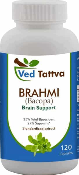 Ved Tattva Brahmi 120 Capsules (Pack Of 2)