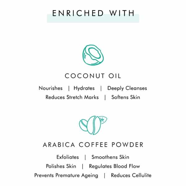 Mcaffeine Exfoliating Coffee Body Scrub For Tan Removal&Soft-Smooth Skin-100% Natural & Vegan(100Gm)