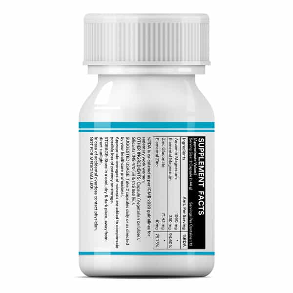 Inlife Marine Magnesium Supplement 1060Mg | Muscle Function | Metabolism & Daily Wellness | 30 N