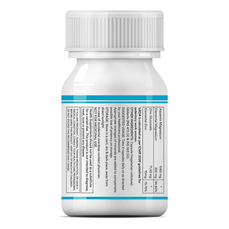 Inlife Marine Magnesium Supplement 1060mg | Muscle Function | Metabolism & Daily Wellness | 30 N