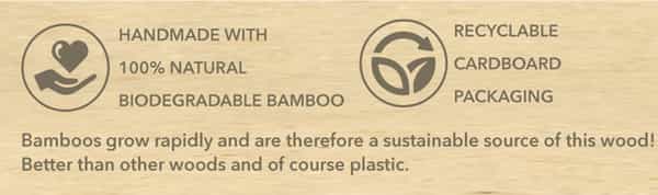 Dr. Morepen Organic Bamboo Toothbrush For Adults Pack Of 6'S