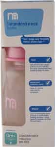 Mothercare Narrow Neck Bottle - Pink - 150ml