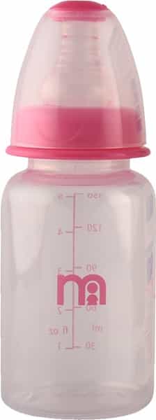 Mothercare Narrow Neck Bottle - Pink - 150Ml