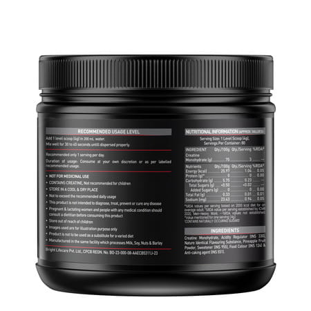 Muscleblaze Micronized Creatine Monohydrate Powder | Fruit Splash (80 Servings | 320g)