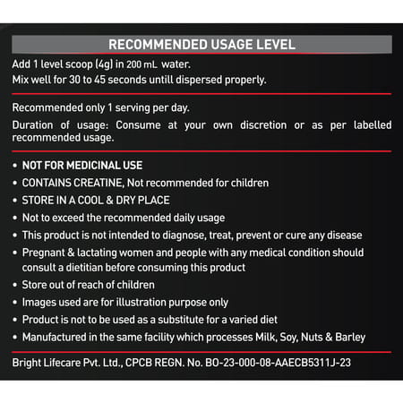 Muscleblaze Micronized Creatine Monohydrate Powder | Fruit Splash (80 Servings | 320g)