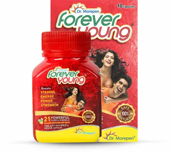 Dr. Morepen Forever Young Shilajit | Gold | Capsules | 10 No's