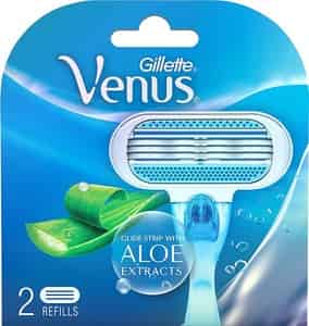 Gillette Venus (aloe Vera) Razor Blades For Women Pack Of 2