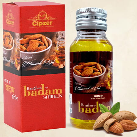 Cipzer Roghan Badam Shirin | Strengthens Brain | Sleep And Lowers Cholesterol Level Of Body-50ml