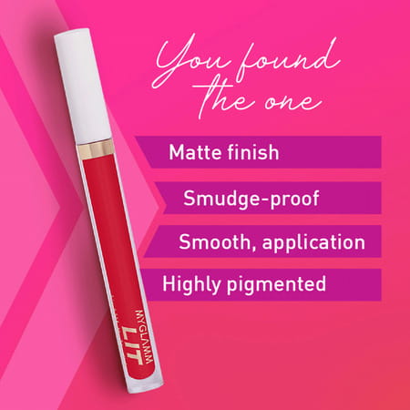 Myglamm Lit Liquid Matte Lipstick-Dope