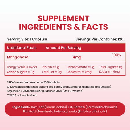 Vlado'S Himalayan Organics Plant Based Manganese 4mg Supplement | Trace Mineral Supplement - 120n