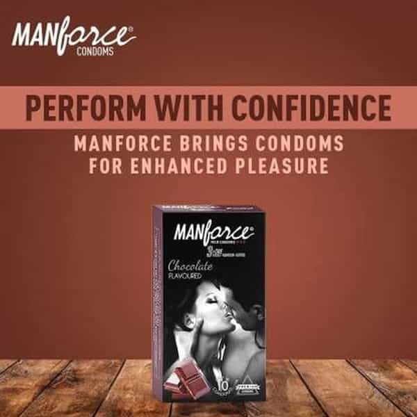 Manforce Chocolate & Overtime Pineapple 3In1 Condoms (Set Of 2 20 Pcs)