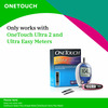 Onetouch Ultra Test Strips | Pack Of 100 Strips With 100 Onetouch Ultrasoft Lancets