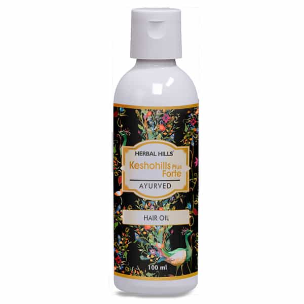 Herbal Hills Kesho Forte Ayurvedic Hair Oil 100 Ml Hair Care Natural Hair Growth (Pack Of 4)