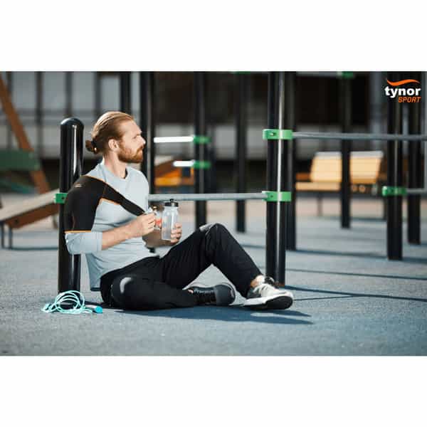 Tynor Shoulder Support Double Lock (Neo) | Black & Green | Universal | 1 Unit