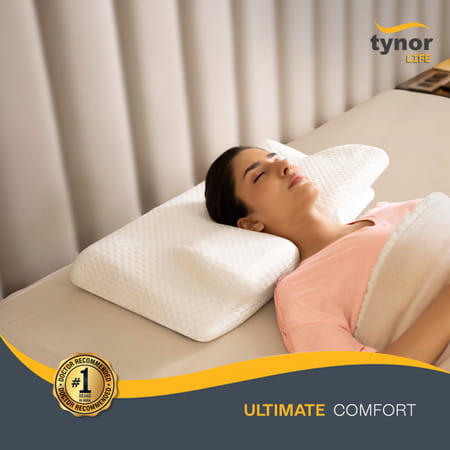 Tynor Elite Anatomic Memory Pillow White Universal 1 Unit