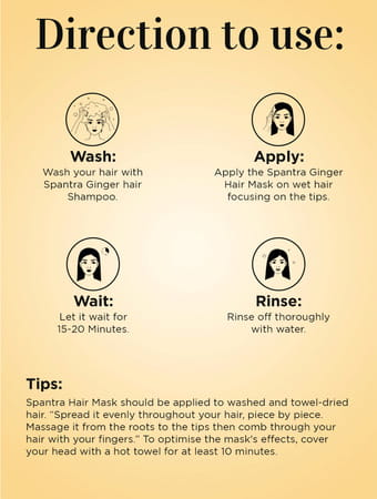 Spantra Ginger Hair Mask 250gm