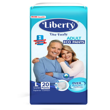 Liberty Adult Eco Pants Large 20's Pack (6 Pkts/crtn) (crtn)