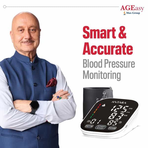 Ageasy (Max Group) Automatic Digital Blood Pressure Machine Battery / Usb Type C | Bp Apparatus