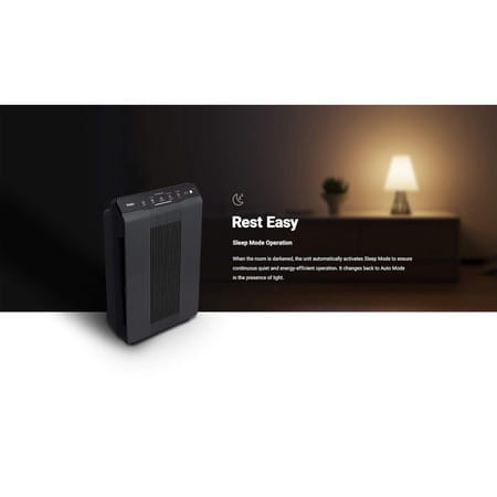 Winix 5500-2 Air Purifier Plasmawave And Odor Reducing Washable Aoc Carbon Filter (Black) 1 No'S