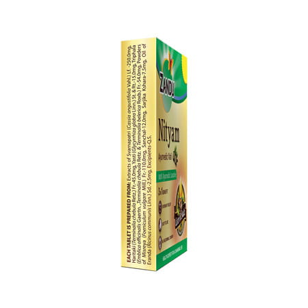 Zandu Nityam 10 Tablets Pack Of 1 | Ayurvedic Laxative | Overnight Relief From Constipation