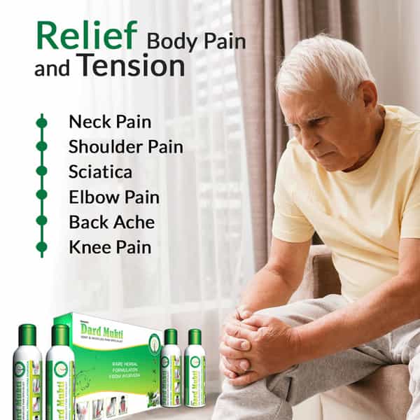 Deemark Dard Mukti Oil 800Ml For Joint & Muscles Pain Cramp Cervical Arthritis Joints &Twitching